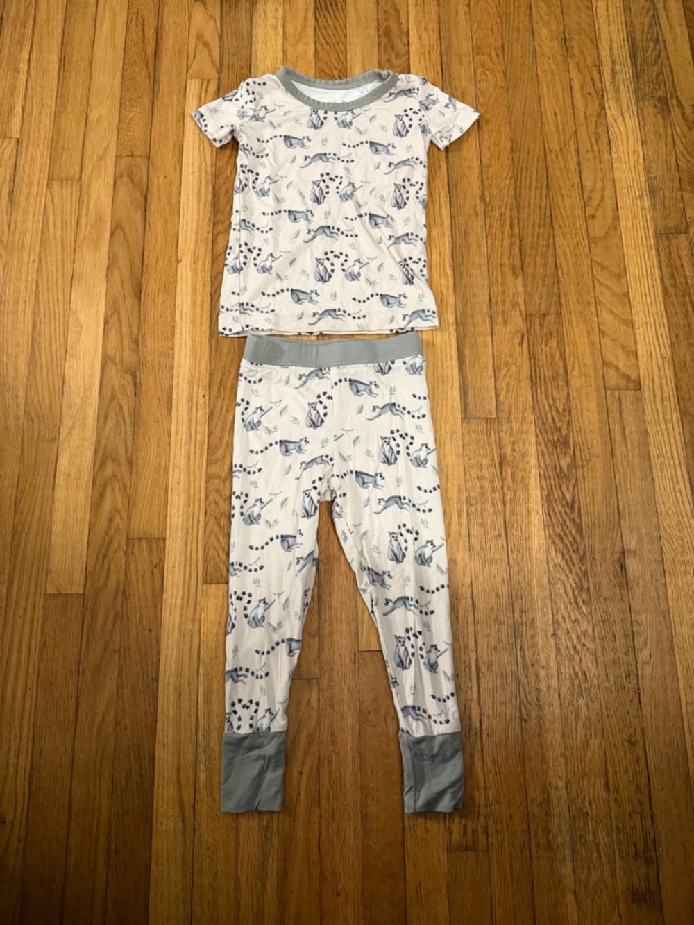 The Sleepy Sloth Bamboo 12/18 Lemur 2 pc pajama set